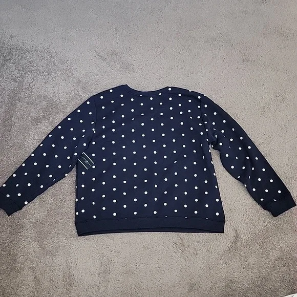 Karen Scott Dot Print Sweatshirt - XL - Picture 7 of 12